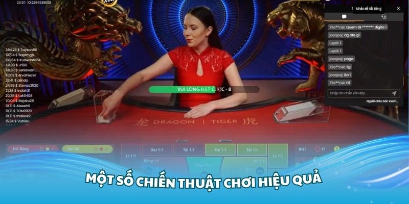 Một số chiến thuật chơi hiệu quả trong Rồng Hổ 77Win